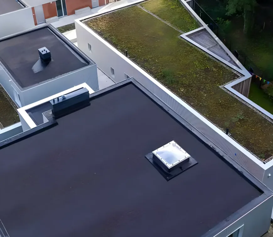 Hidroizolacija Za Ravne Strehe Prelasti Epdm Izdelana V Enem Kosu
