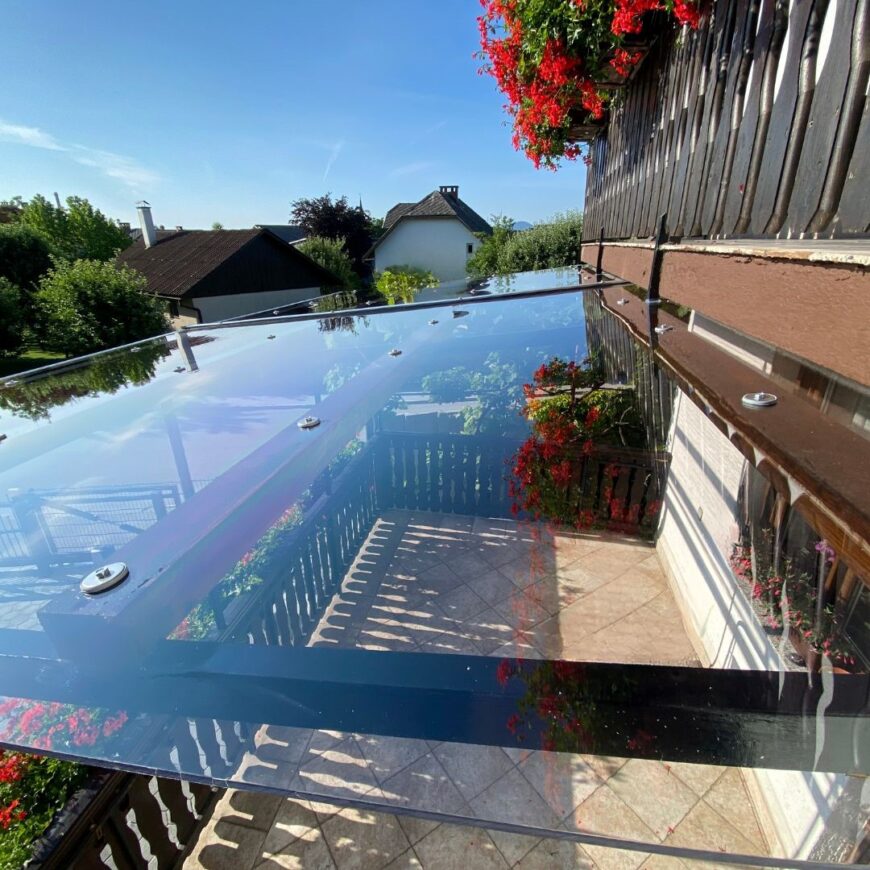 Polno Polikarbonatno Steklo Za Teraso