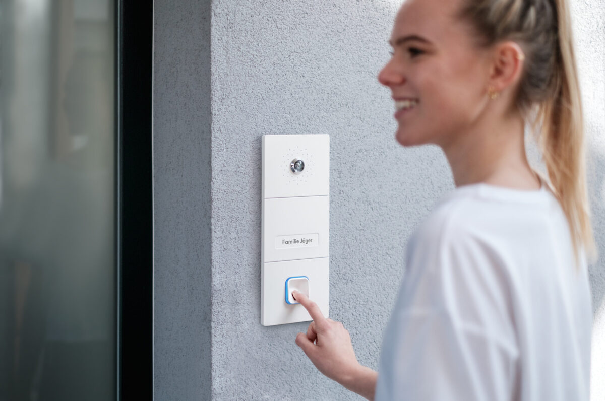 Ekey Sline Fingerprint Weiss Frau