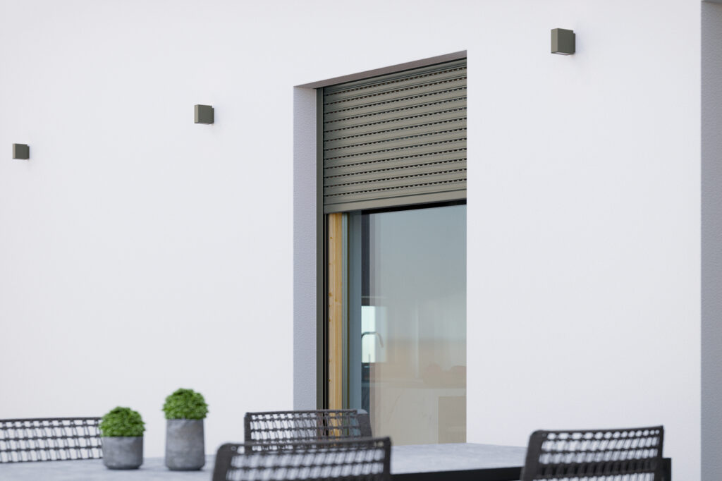 Detajl izvedbe na enodružinski hiši