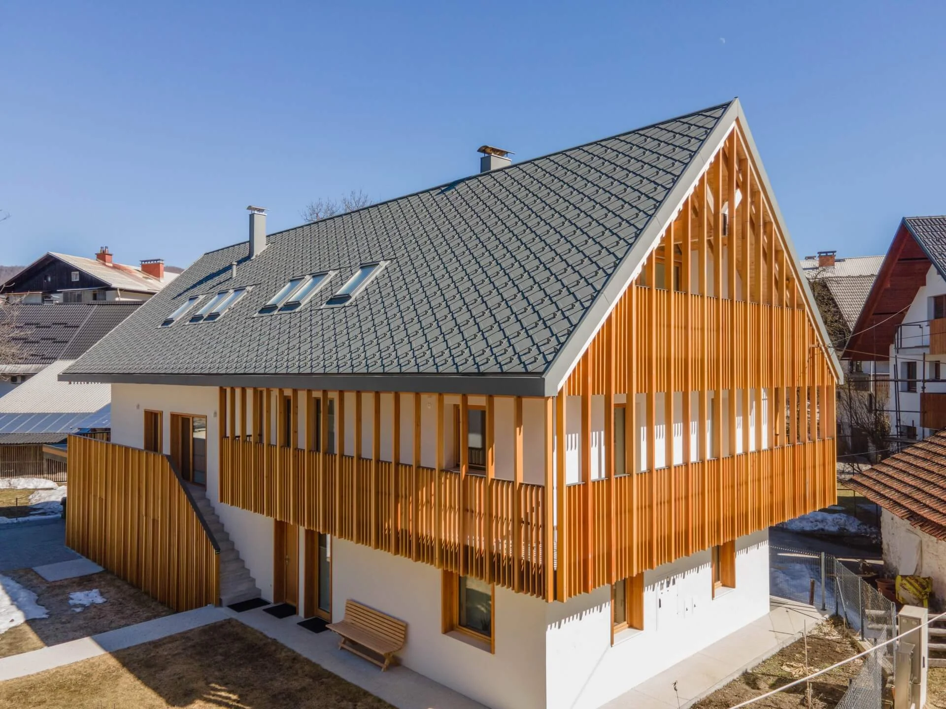 Lesena Okna Arhitektura Energijska Ucinkovitost