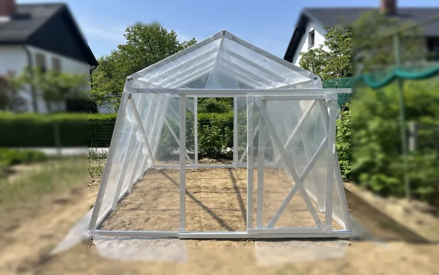 Rastlinjak Profilplast Folija Loki Postavitev