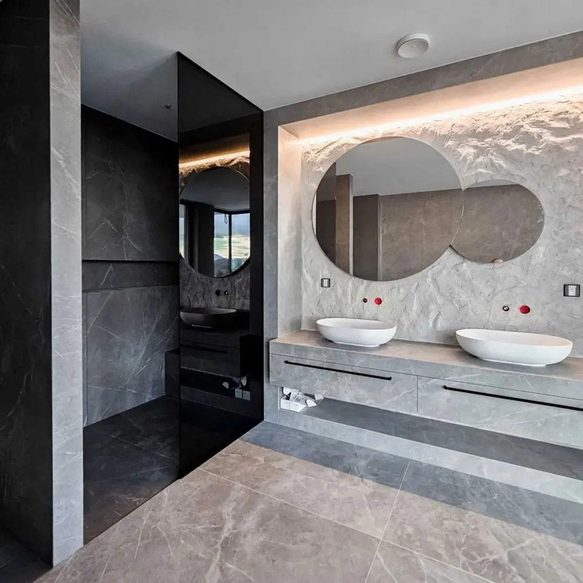 Walk In Tus Stena Saten Steklo