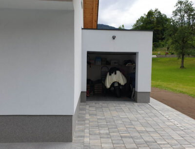 Skeletna Hisa Montazna Gradnja Ugodna Cena Z Garazo Model 7 R Cad