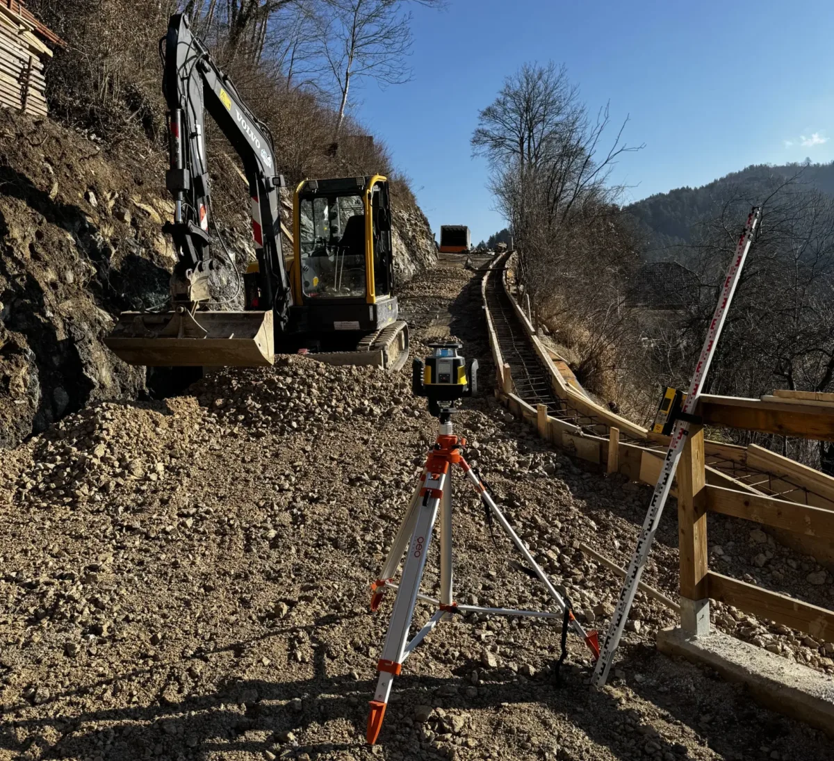 Ureditev Brezine Skarpa Gradbena Mehanizacija Klemencic