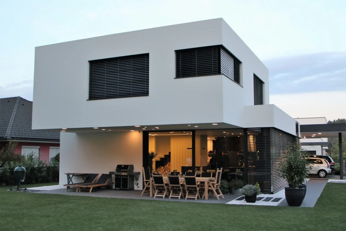 Moderna Lesena Hisa Xlam Sistem