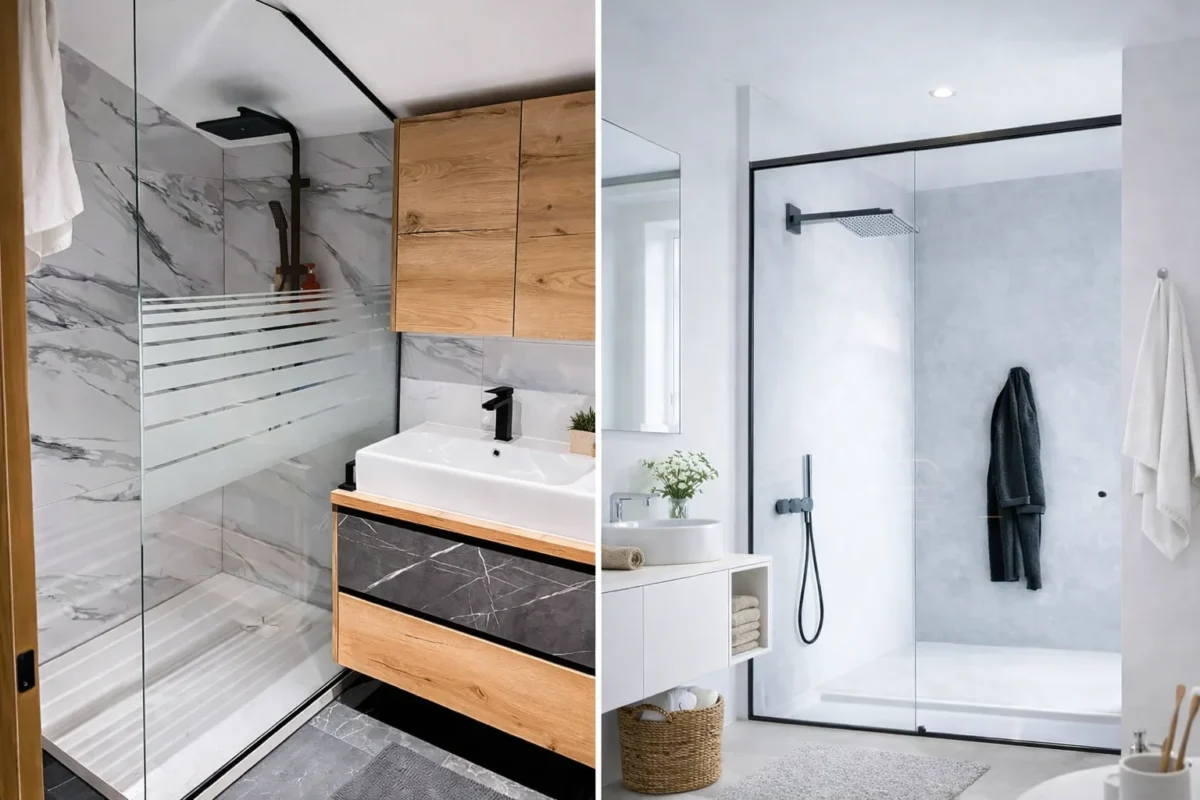 Steklena Tus Stena Steklena Tus Kabina Majhna Koplanica Zelko Steklarstvo