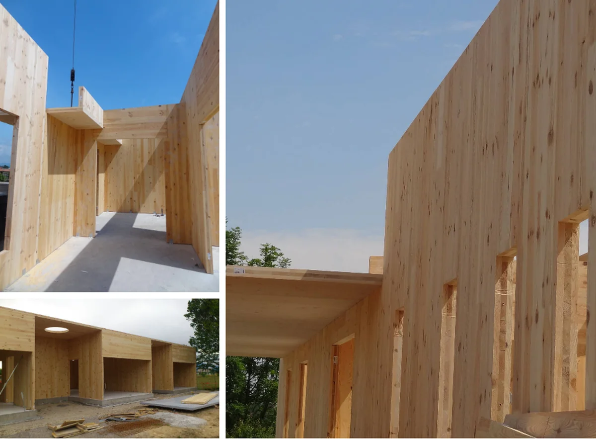 Xlam Masivna Lesena Gradnja Vrtec Cebelica Cbd