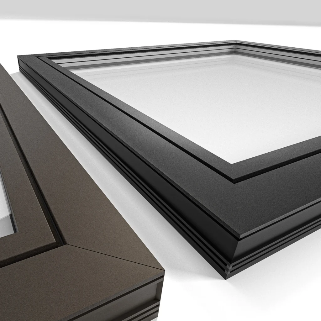 detajl profila AJM Energeto plus okna z napredno konstrukcijo in izolacijo