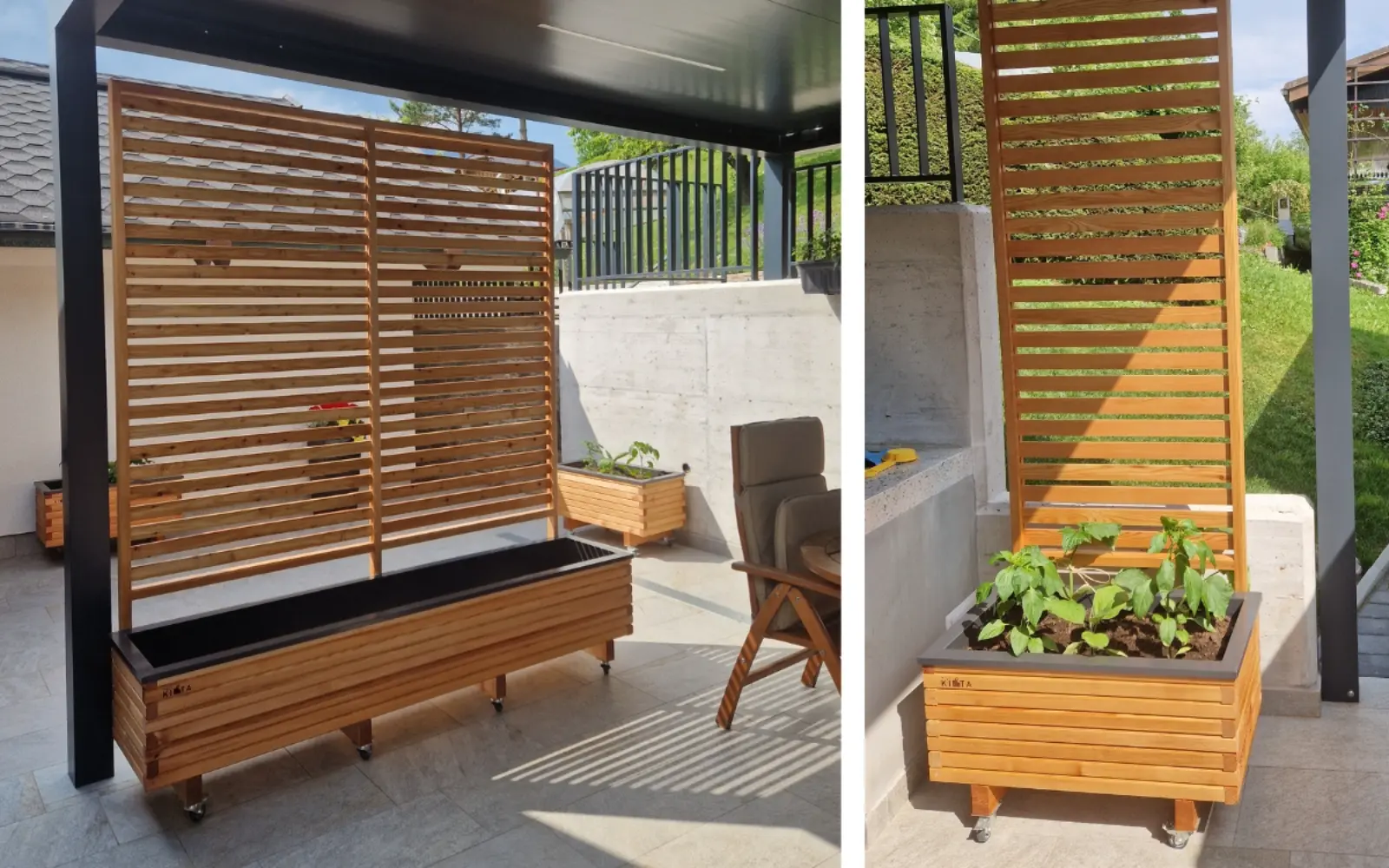 Visoka Greda Na Terasi Moja KiŠta