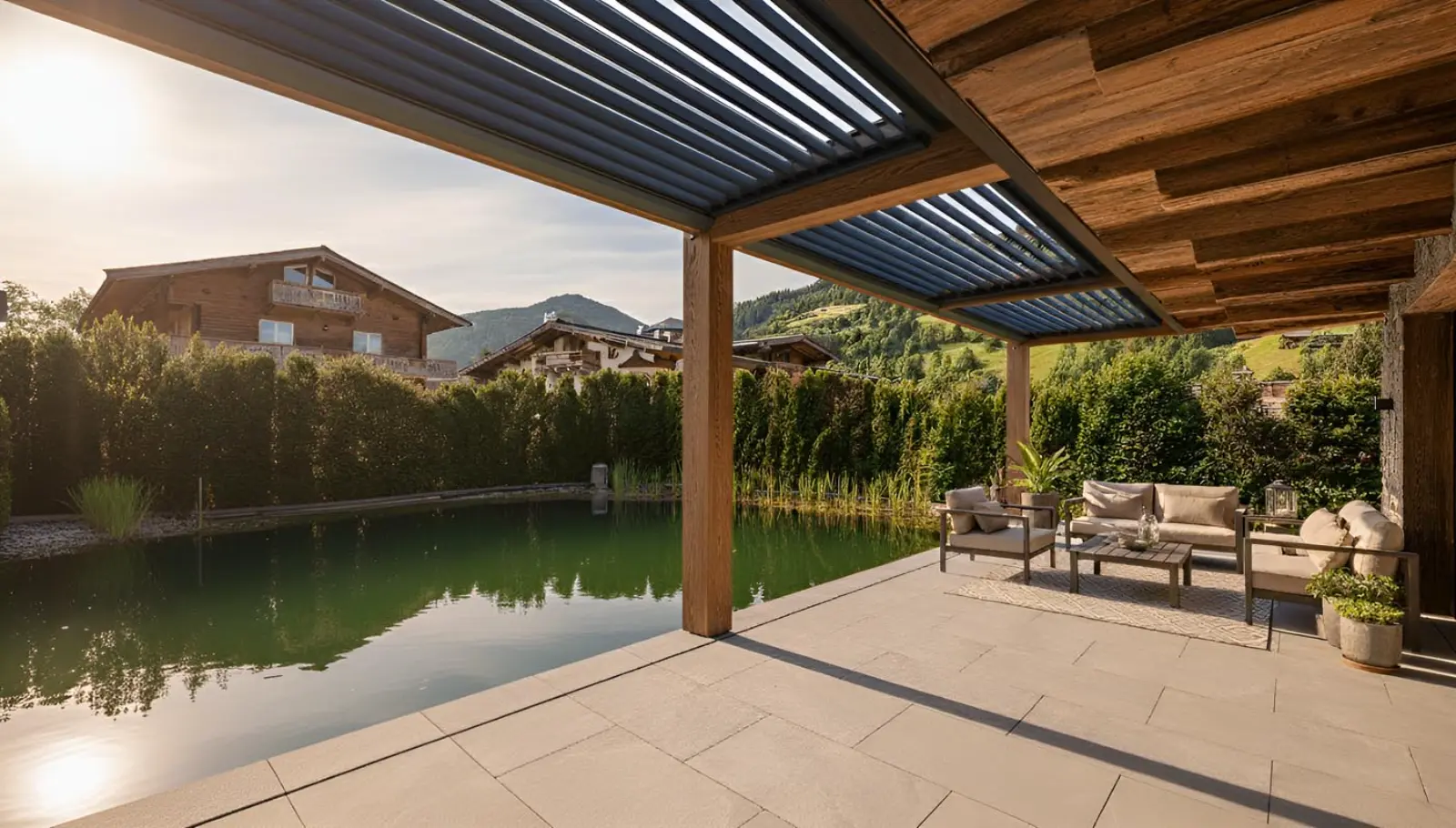 Bioklimatska Pergola Misteral Wood3