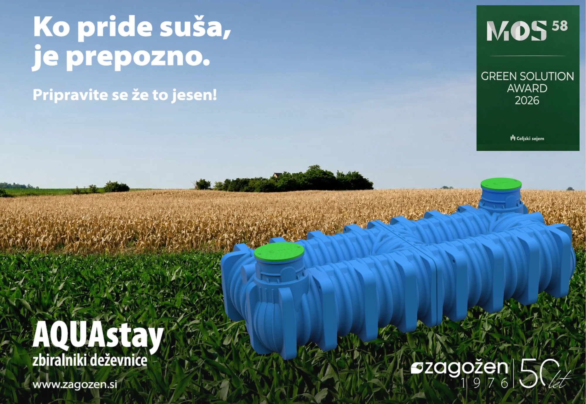Zagozen Nagrajeni Zbiralnik Aquastayflat